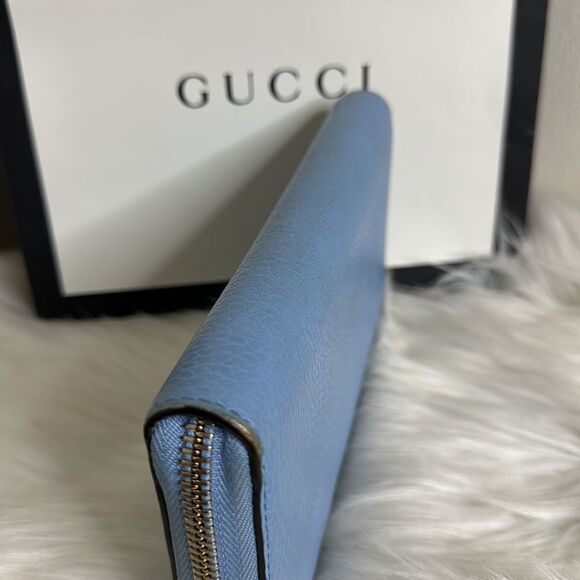 💯Authentic Gucci Zipped Around Long Wallet🍀 - Picture 4 of 15